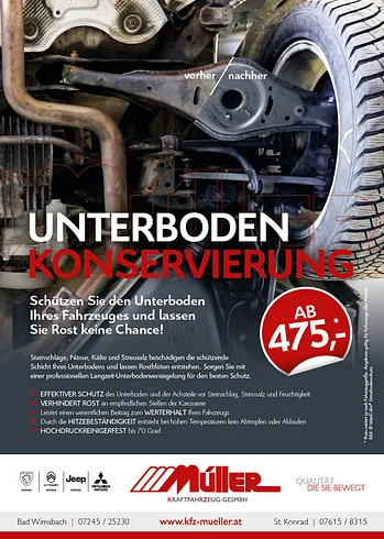 Unterboden Konservierung